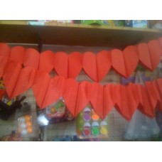 שרשרת לבבות כ 5 מטר 